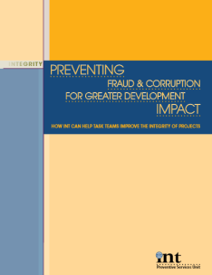 Preventing Fraud & Corruption for Greater Development Impact