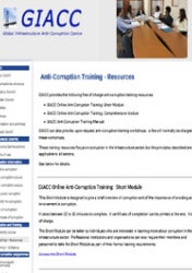 GIACC Online Anti-Corruption Training:  Short Module